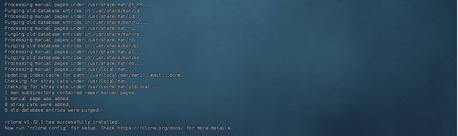 Vps使用Rclone备份网盘